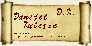 Danijel Kulezić vizit kartica